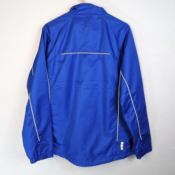 Elevate Sport Windbreaker Jacket Size Extra Large/XL in Blue, White - Picture 3 of 7